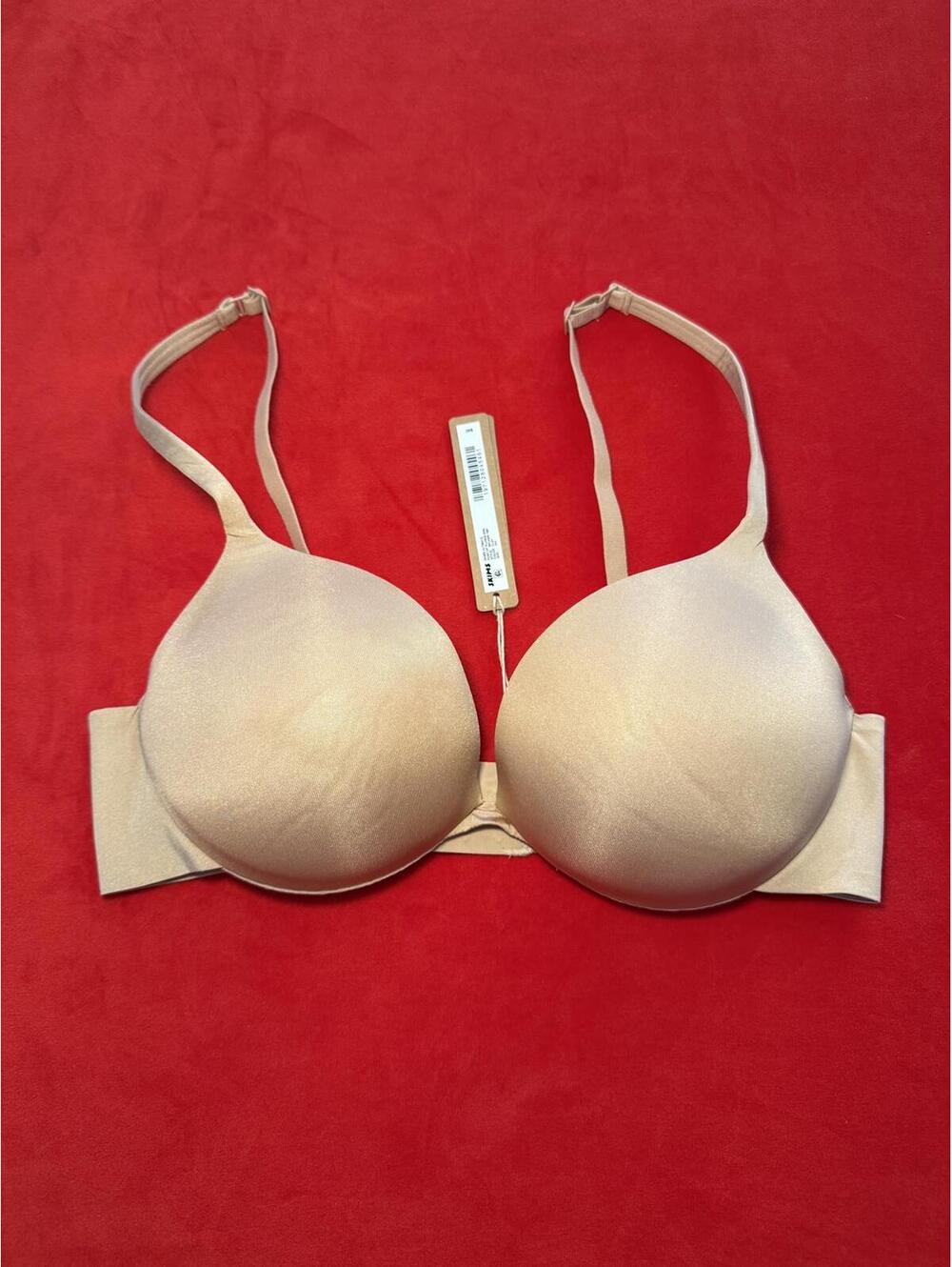 Skims Ultimate Push Up Plunge Bra Color Clay Size 34C